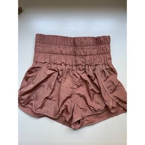 Free People Movement The Way Home Shorts Brushed Apricot Workout - Size Small